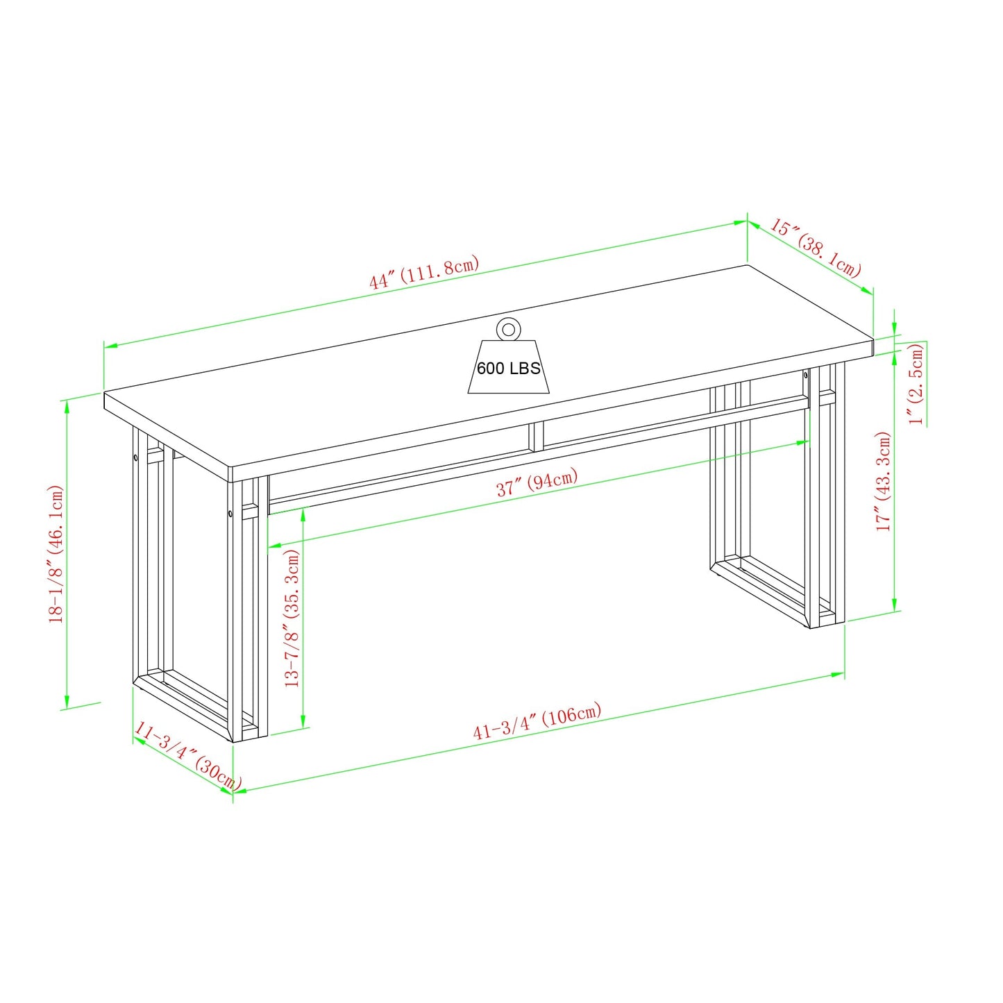 Modern Dining Bench