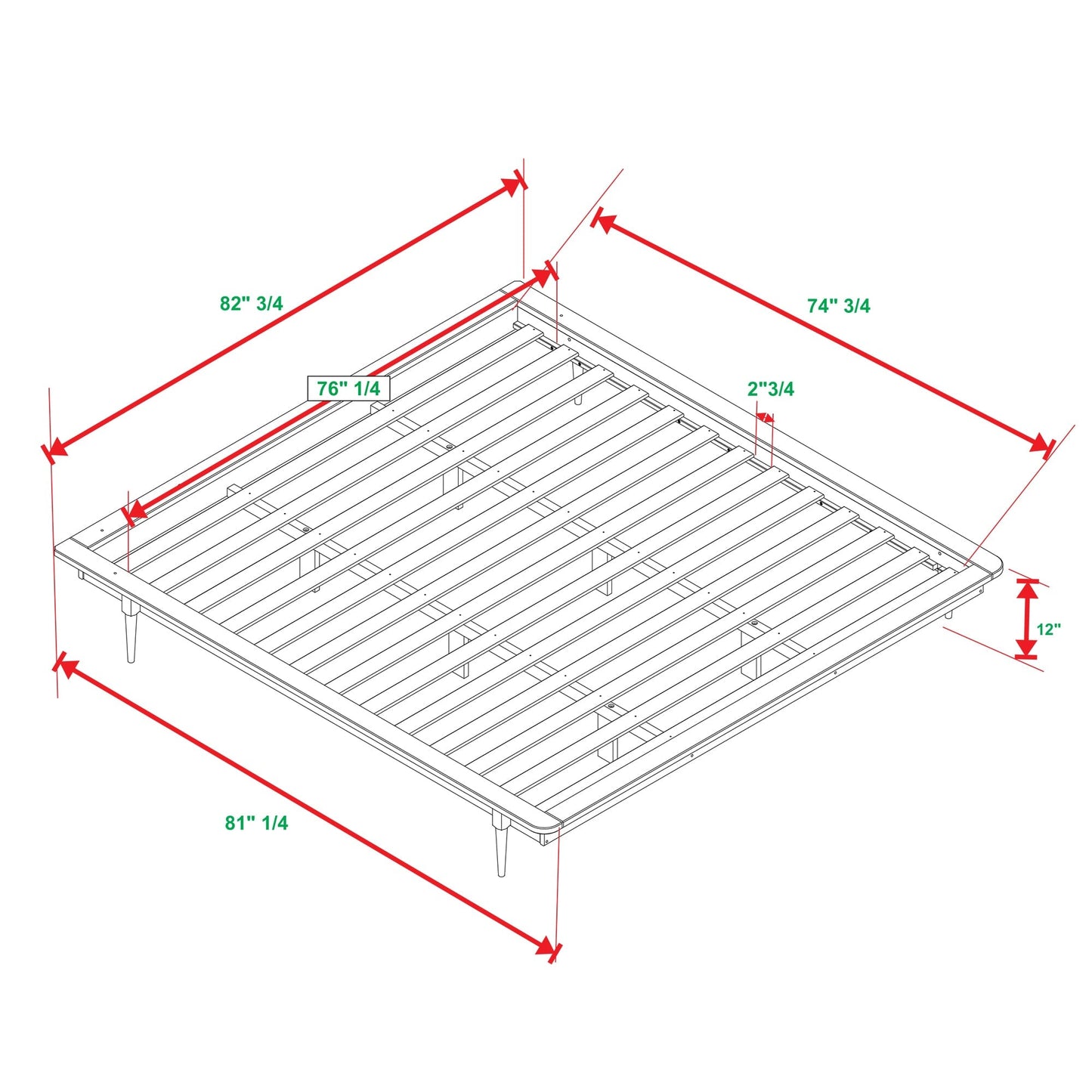 Spindle Back Solid Wood Beds