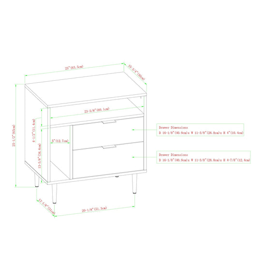 Lincoln Nightstand / Side Table