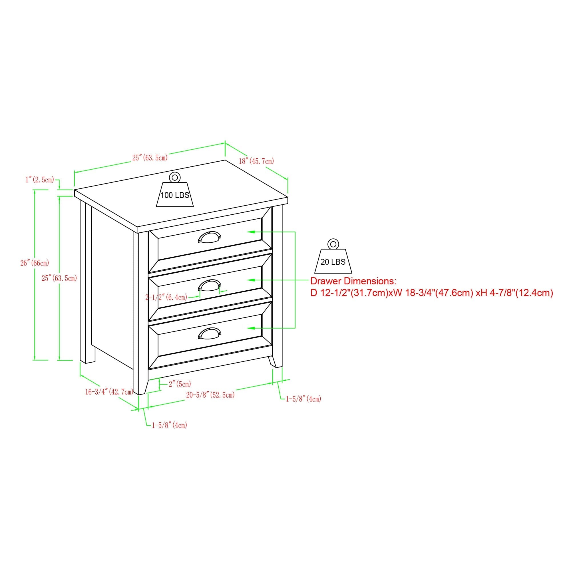 Odette Transitional Farmhouse Collection (Dresser or Nightstand)