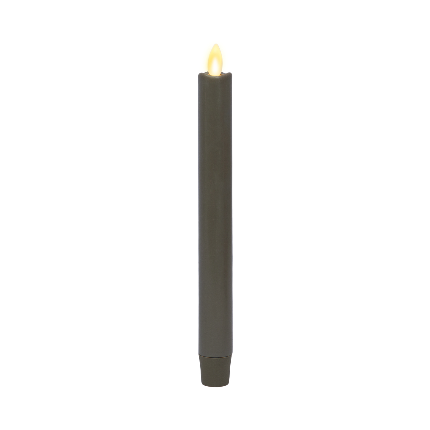 Stone Grey Flameless Candle Taper