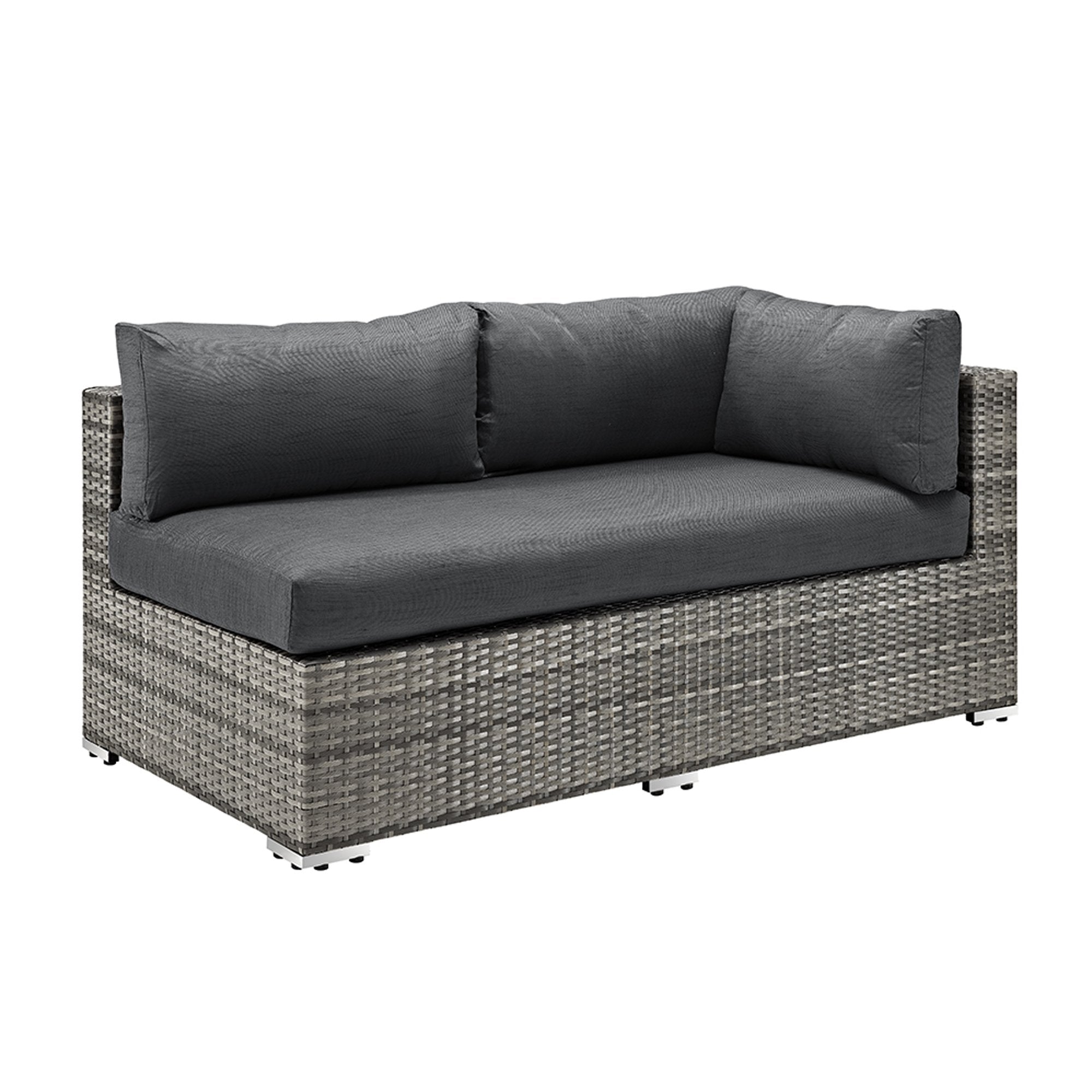 Lola 4-Piece Rattan Patio Sectional