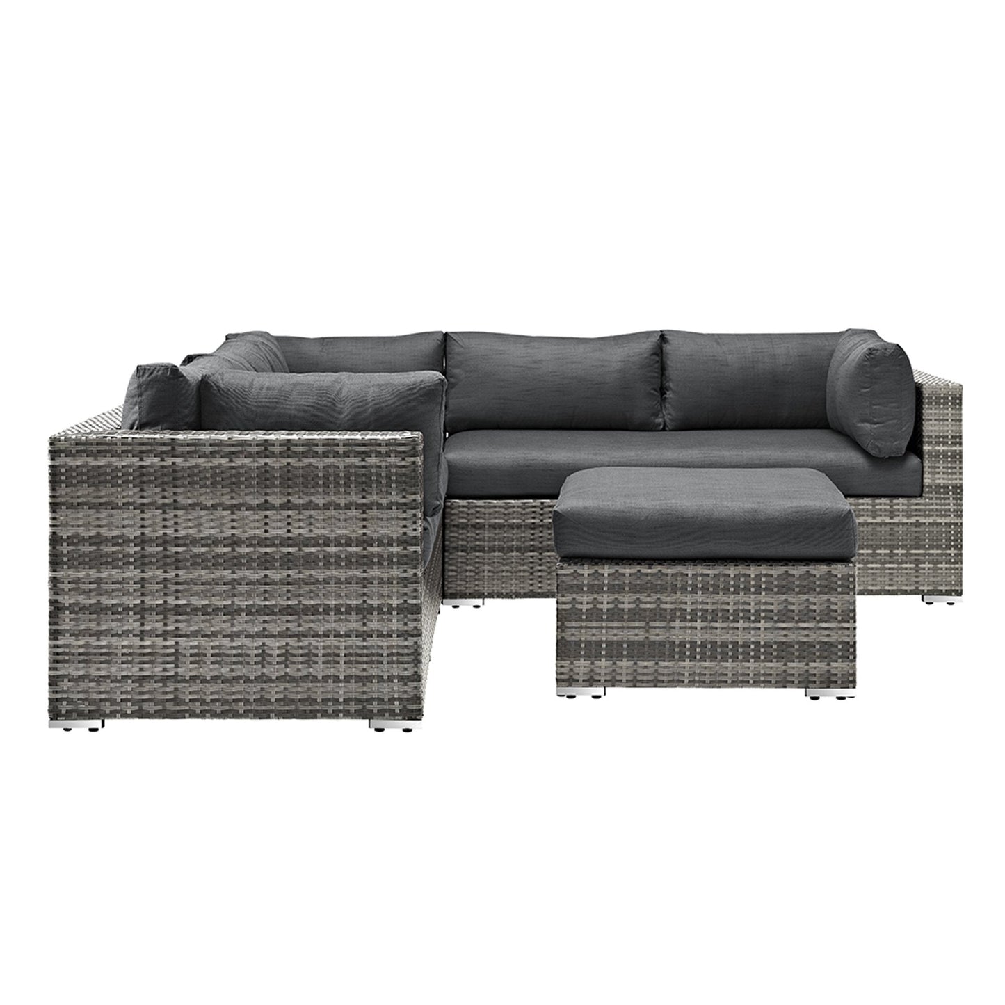 Lola 4-Piece Rattan Patio Sectional