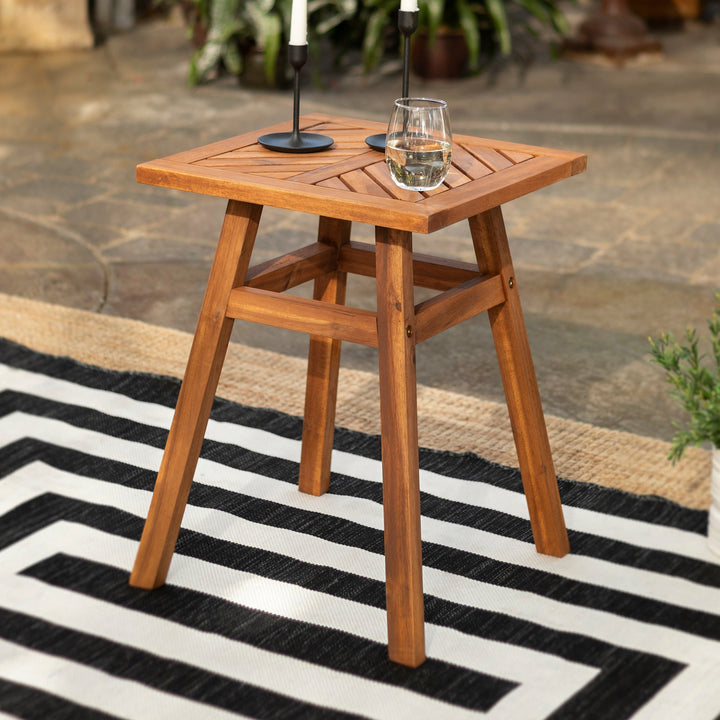 Vincent Patio Wood Side Table