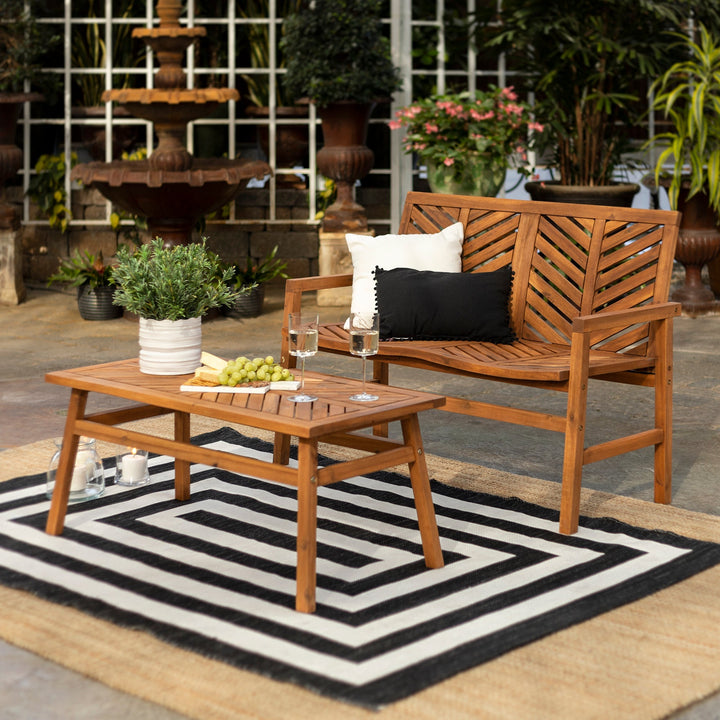 Vincent 2-Piece Outdoor Patio Chat Set