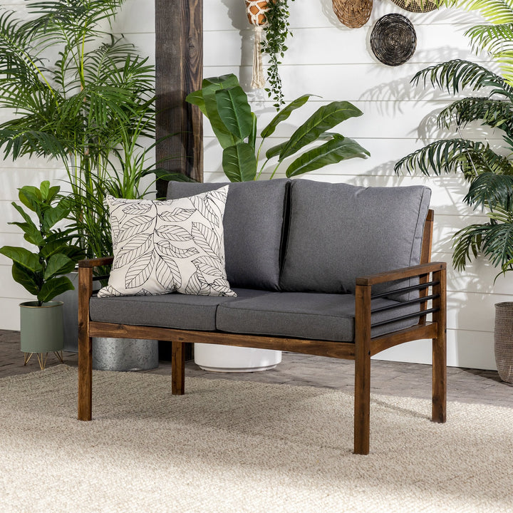 Pearson Modern Outdoor Loveseat