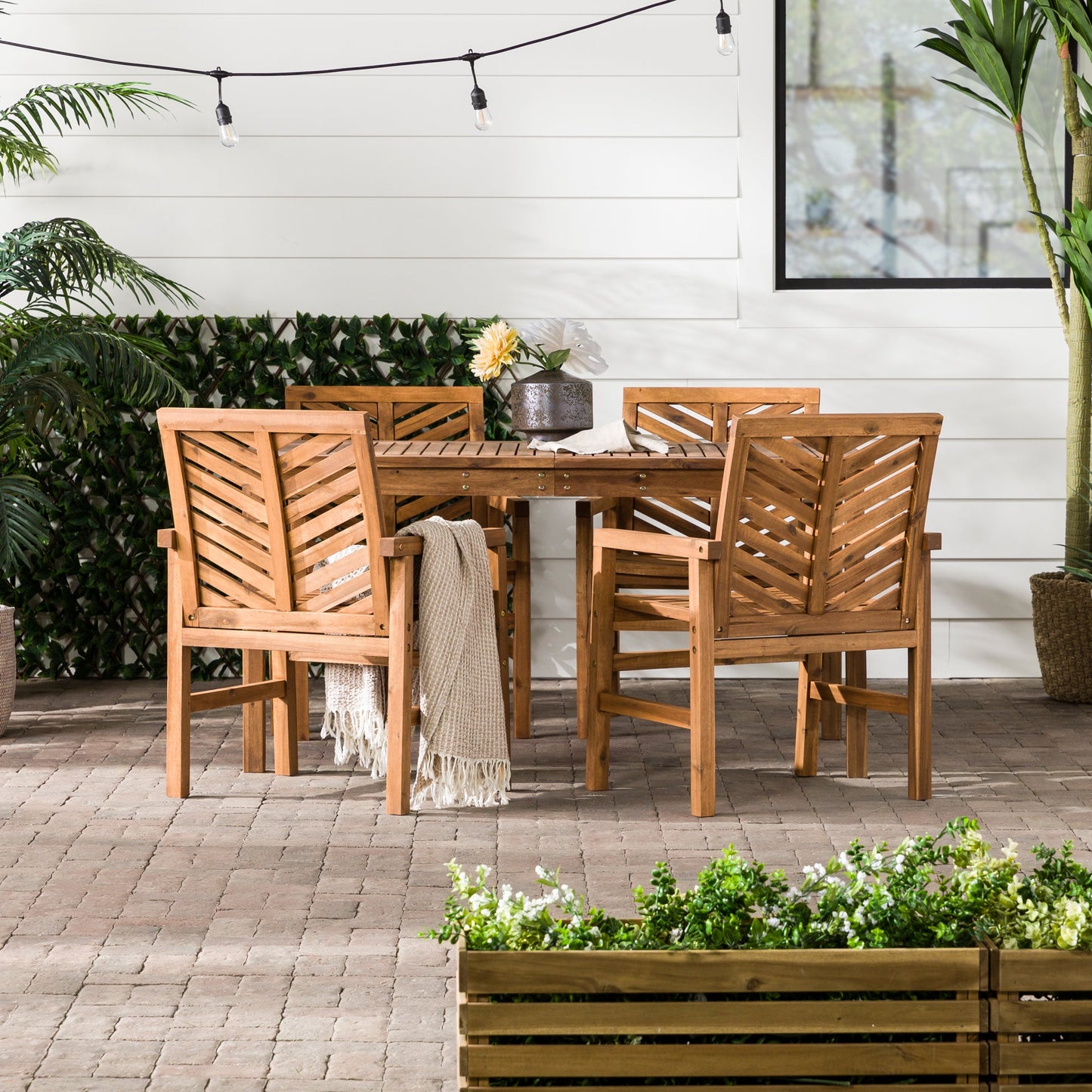 Vincent 5-Piece Outdoor Patio Dining Set