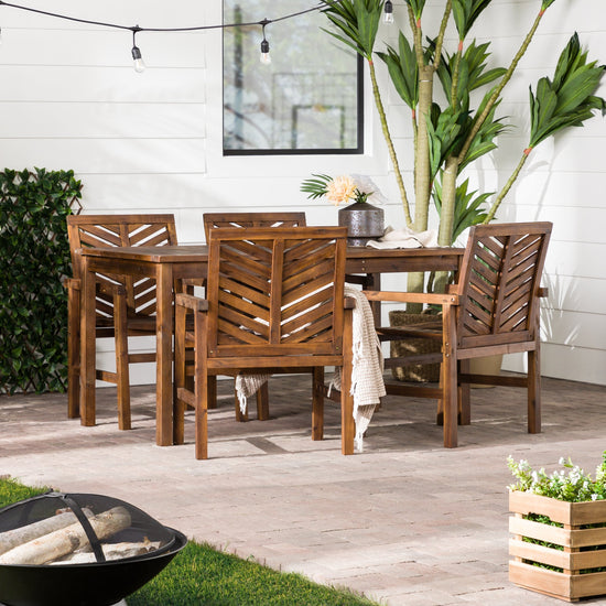 Vincent 5-Piece Outdoor Patio Dining Set