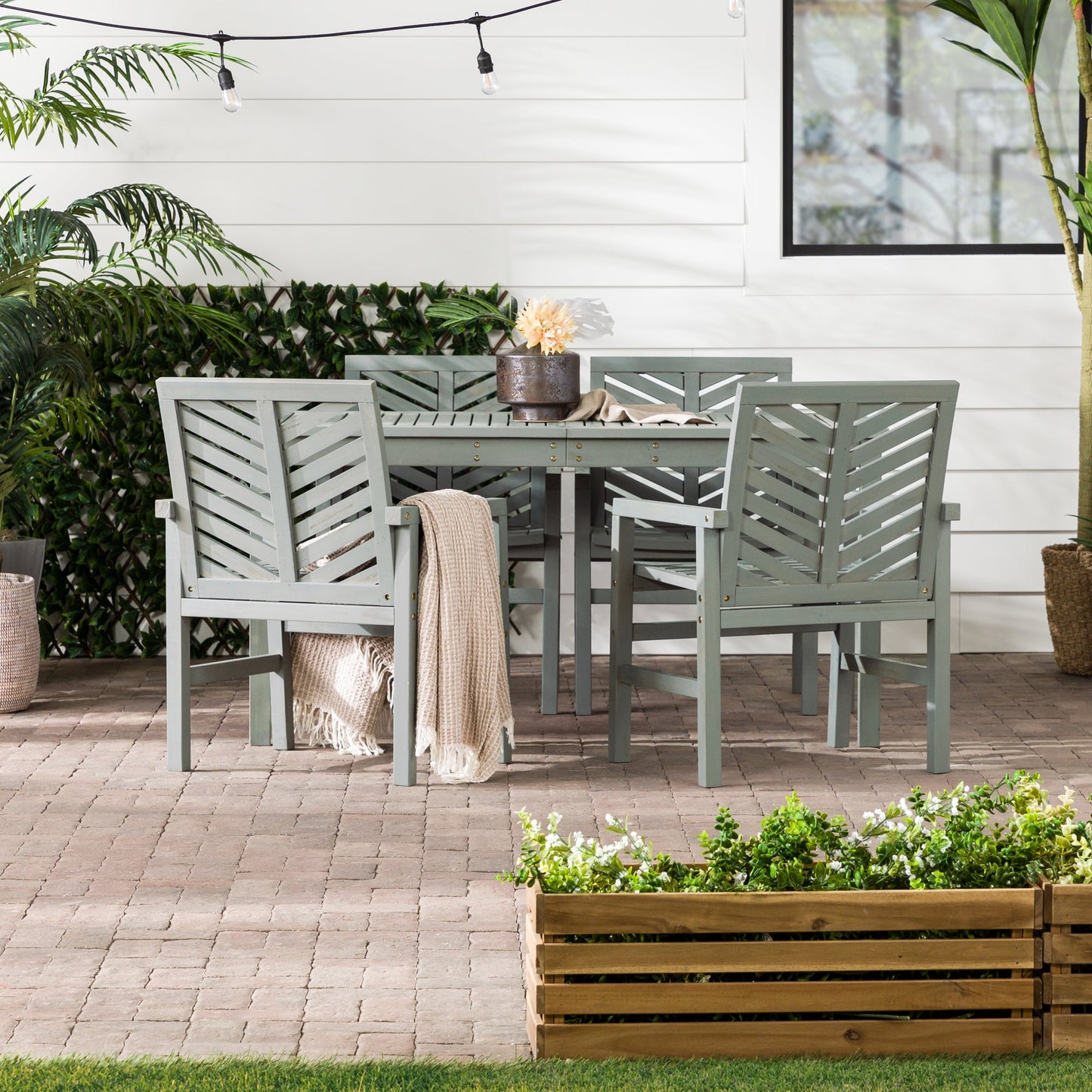 Vincent 5-Piece Outdoor Patio Dining Set