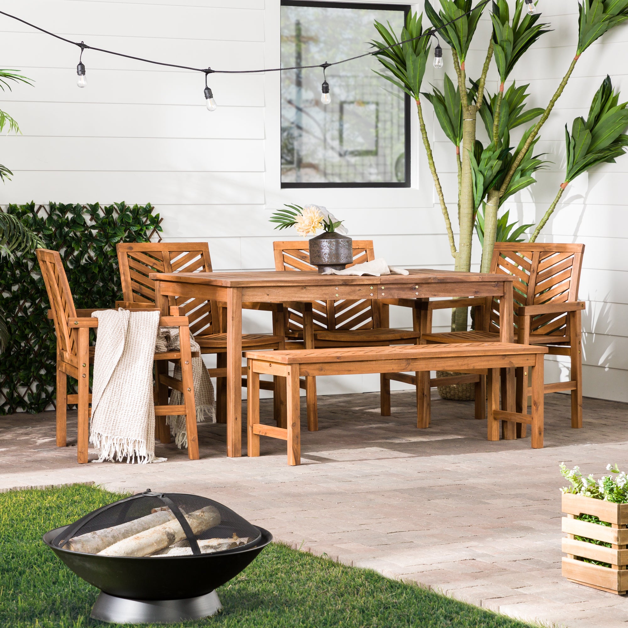 Vincent 6-Piece Outdoor Patio Dining Set