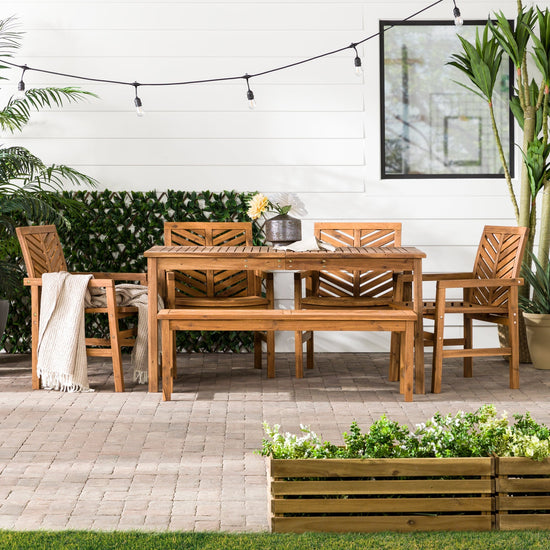 Vincent 6-Piece Outdoor Patio Dining Set