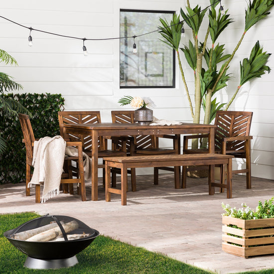 Vincent 6-Piece Outdoor Patio Dining Set