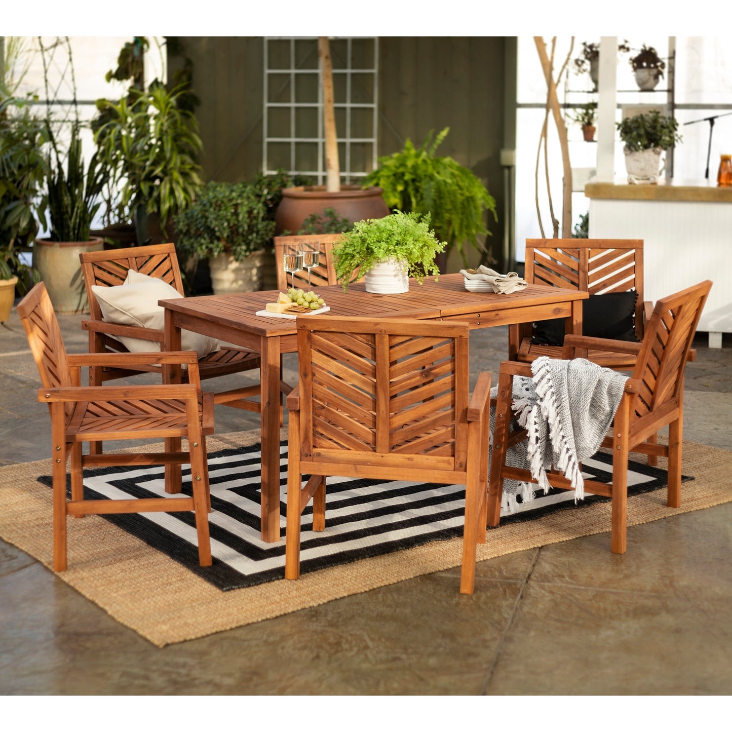 Vincent 7-Piece Outdoor Patio Dining Set