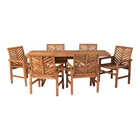 Vincent 7-Piece Extendable Outdoor Patio Dining Set