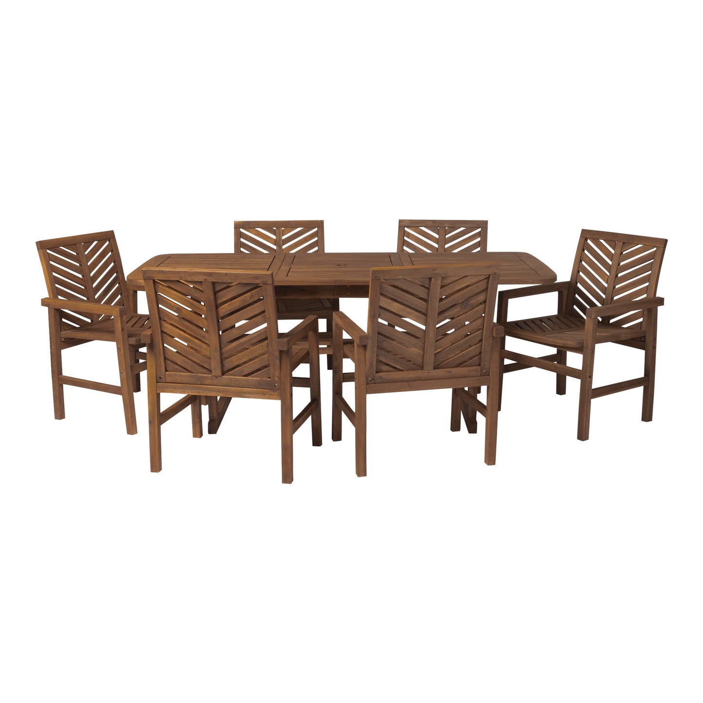 Vincent 7-Piece Extendable Outdoor Patio Dining Set