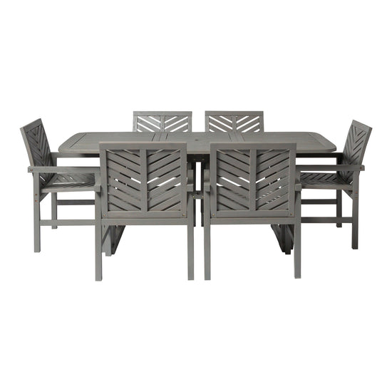 Vincent 7-Piece Extendable Outdoor Patio Dining Set