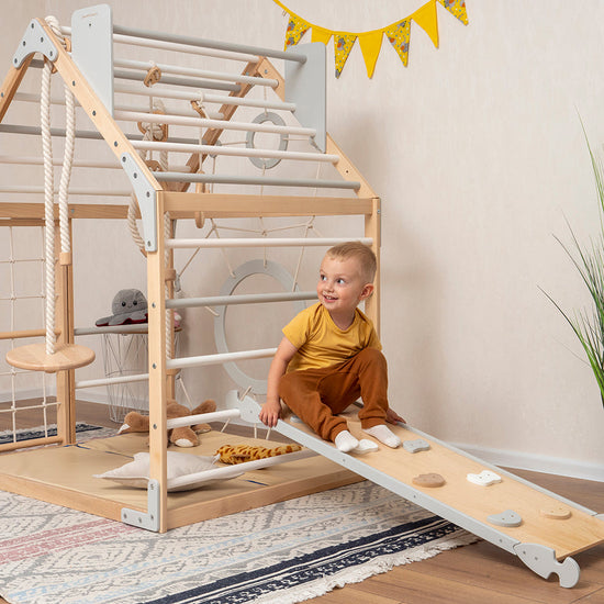 Wooden Climbing Playhouse