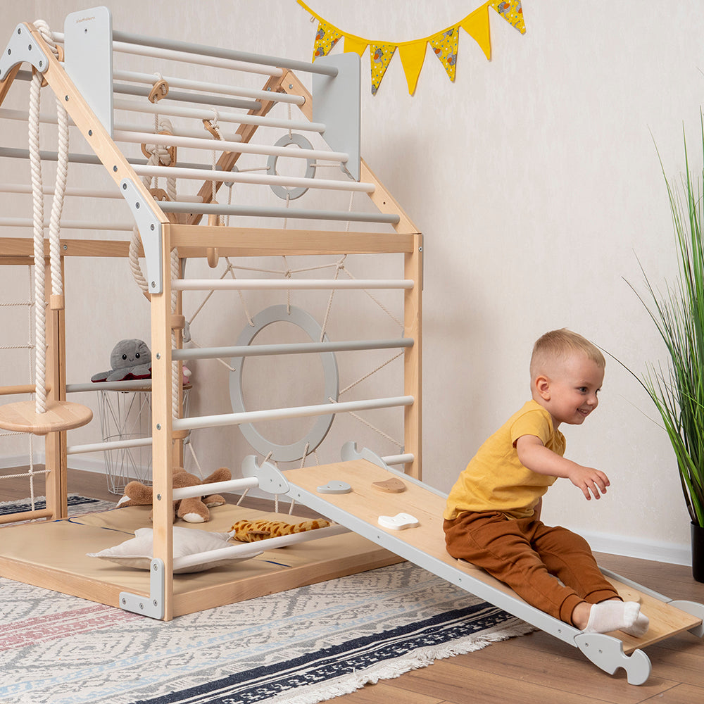 Wooden Climbing Playhouse