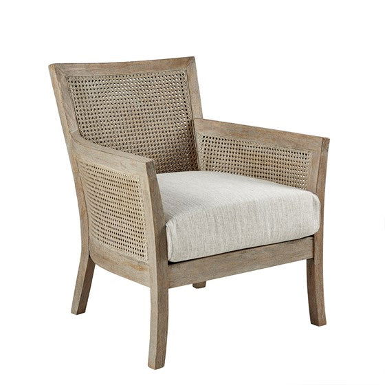 Diedra Accent Chair - Cream/Reclaimed Natural - Mac & Mabel