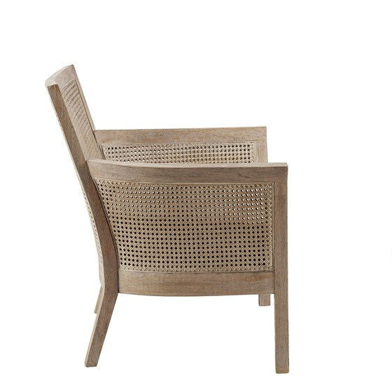 Diedra Accent Chair - Cream/Reclaimed Natural - Mac & Mabel