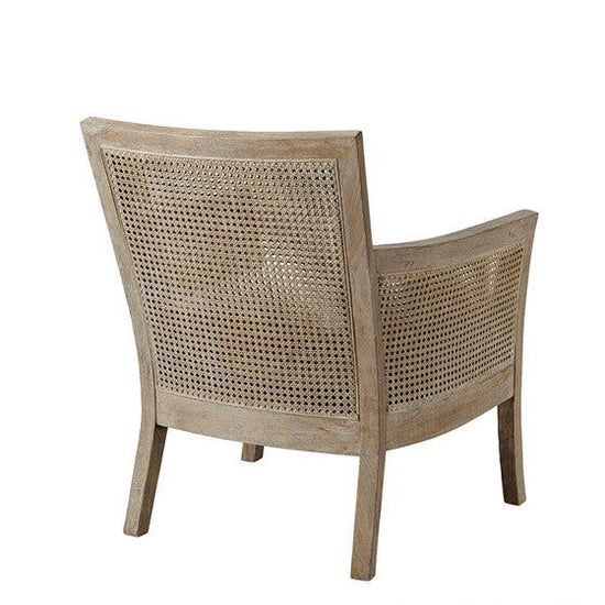 Diedra Accent Chair - Cream/Reclaimed Natural - Mac & Mabel