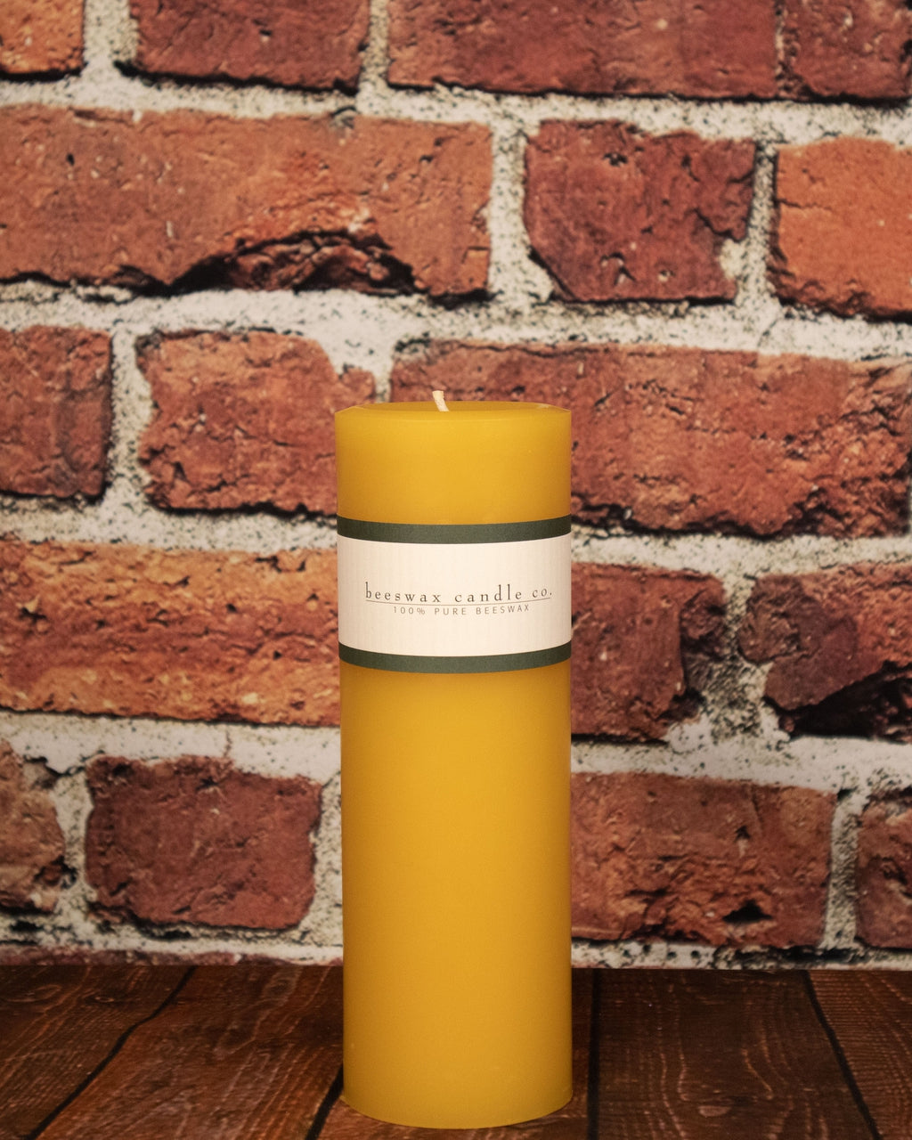 Round Beeswax Pillars