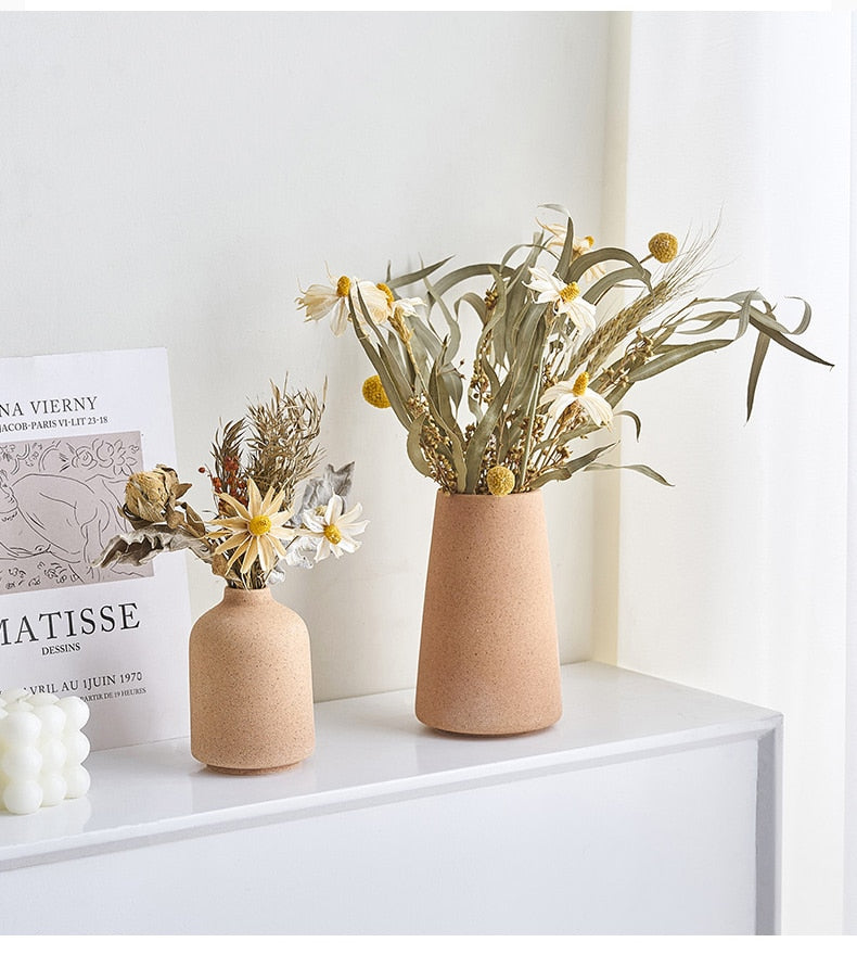 Matte Ceramic Vase Collection