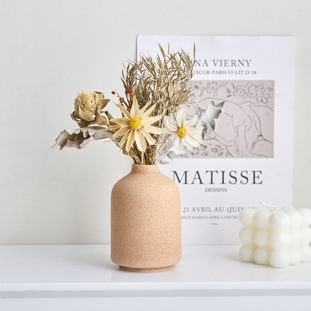 Matte Ceramic Vase Collection