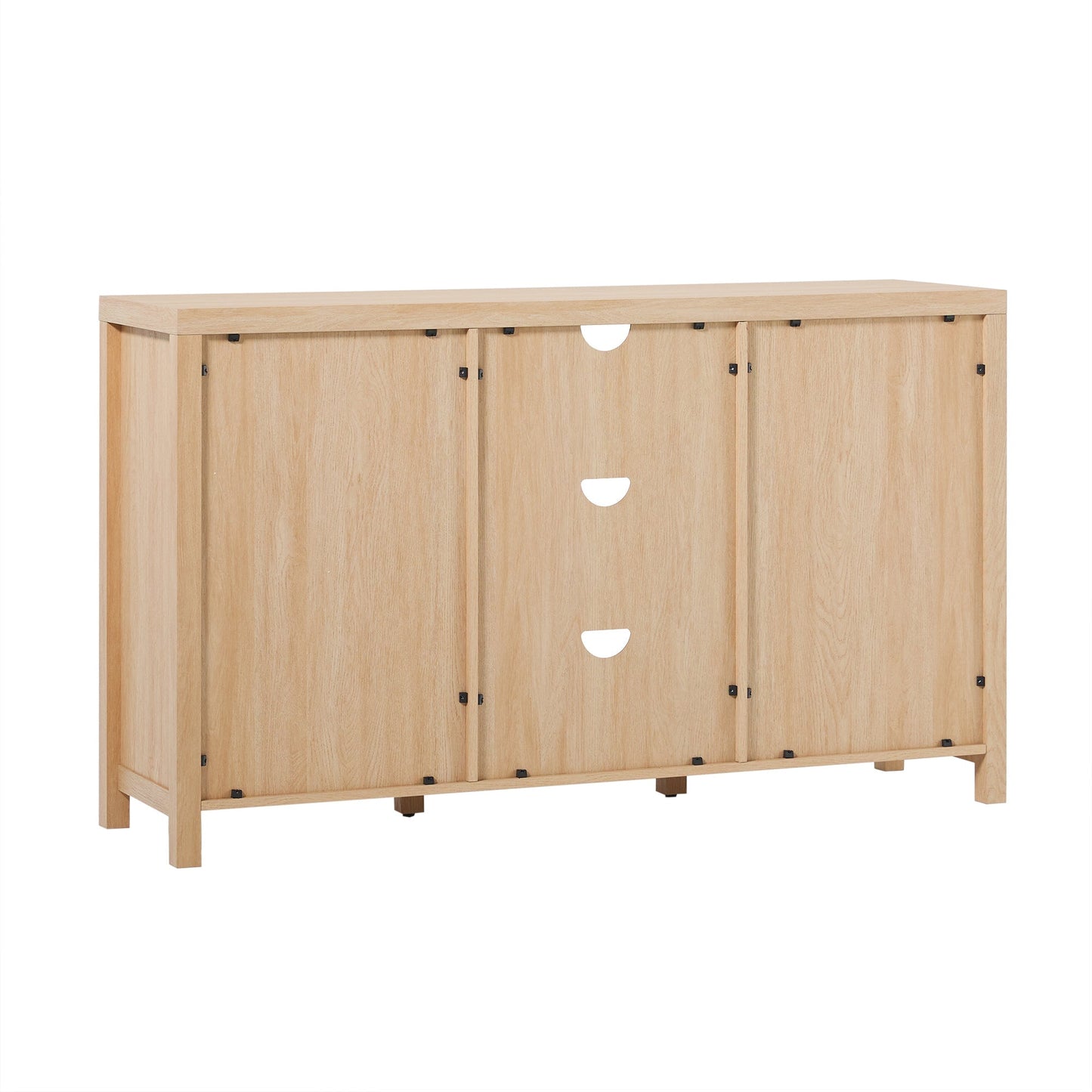 Sasha 58" 2 Door Sideboard with Arched Rattan Panels