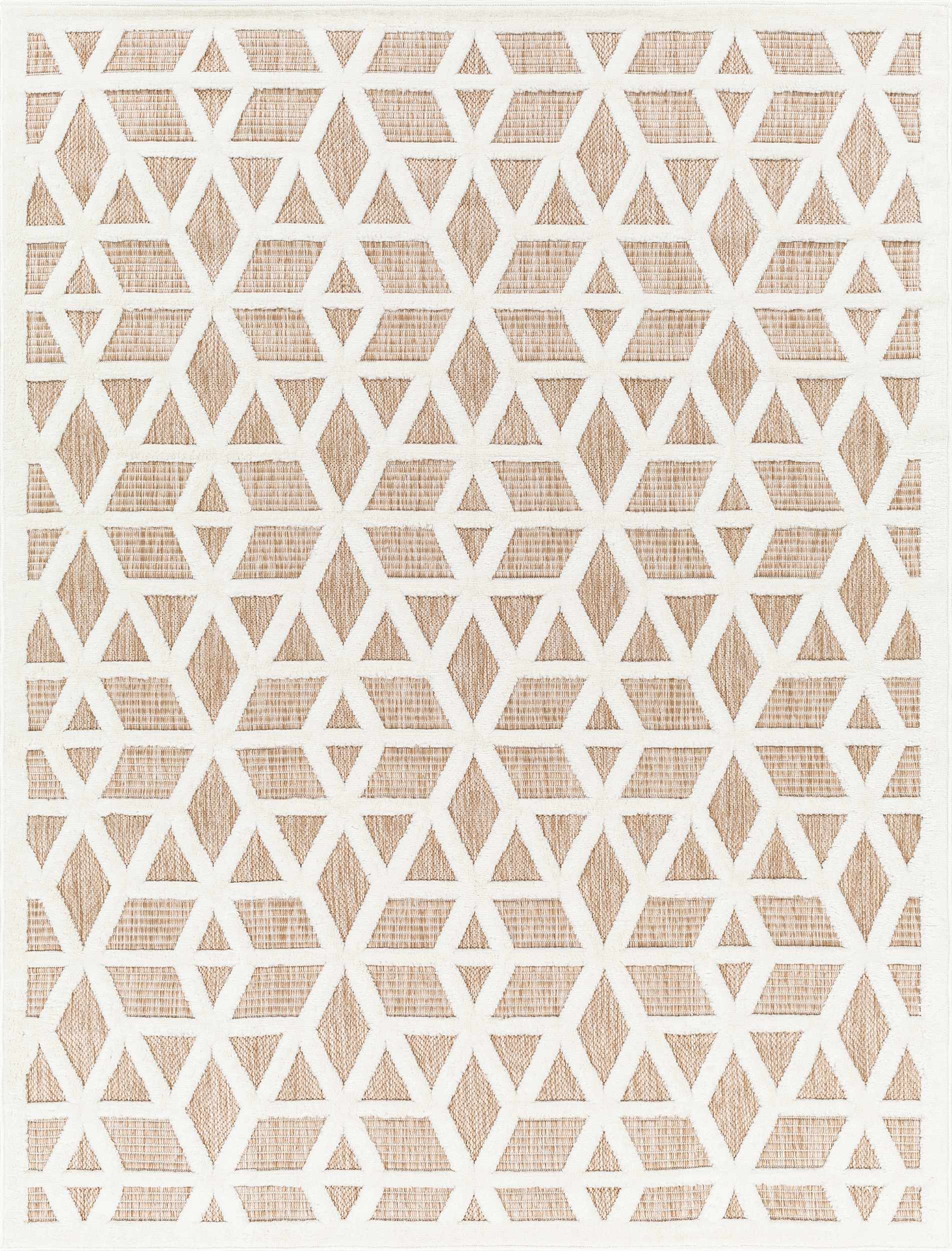 Nuri Polypropylene Outdoor Rug, Tan