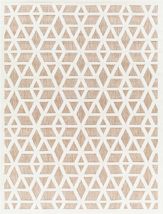 Nuri Polypropylene Outdoor Rug, Tan