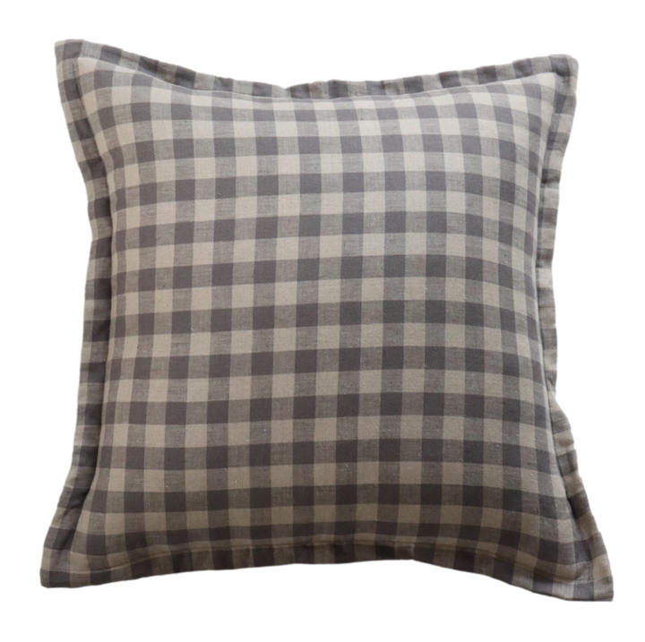 Hunter Gingham Pillow Cover