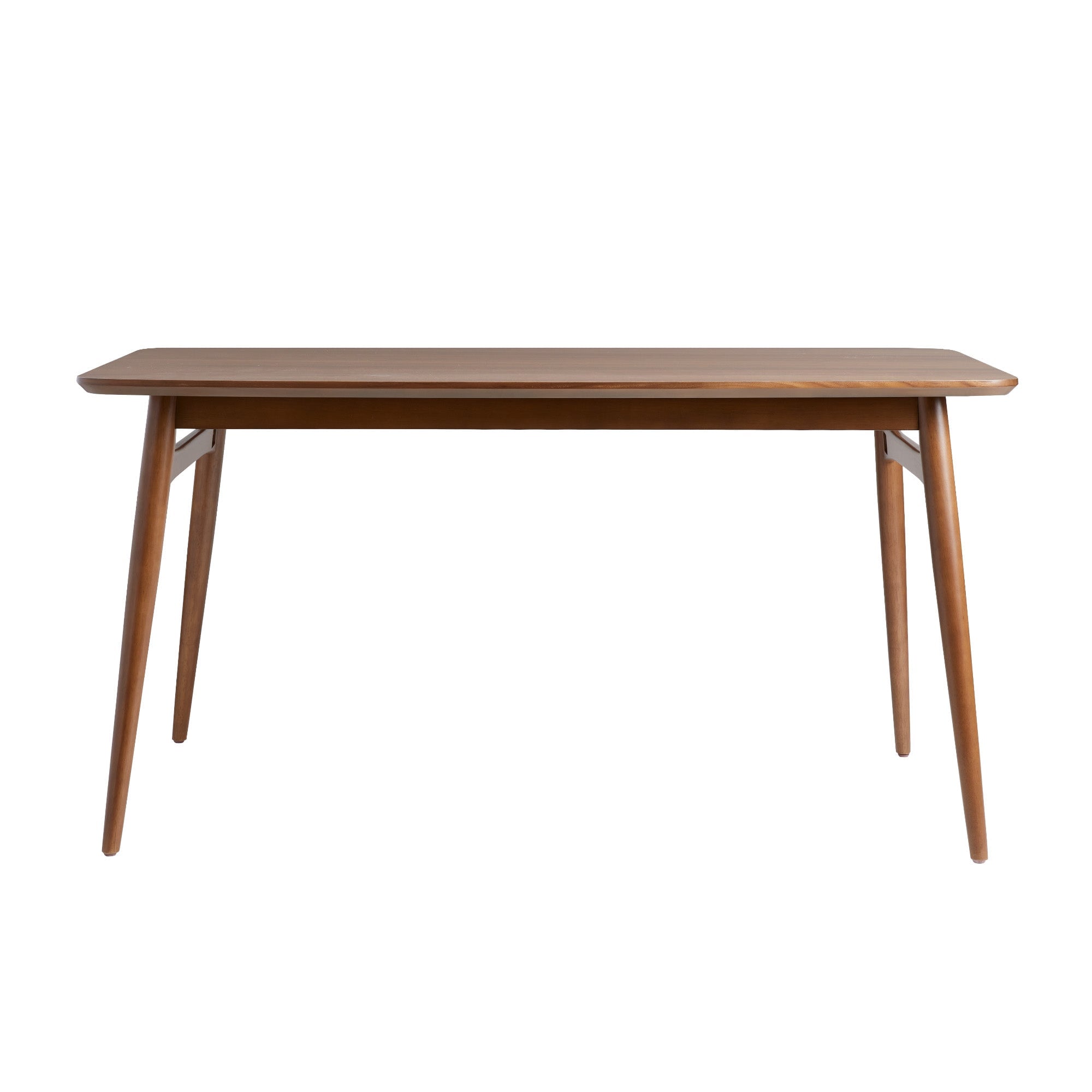 Taberu Mid-Century Modern 59" Wood Tapered Legs Dining Table