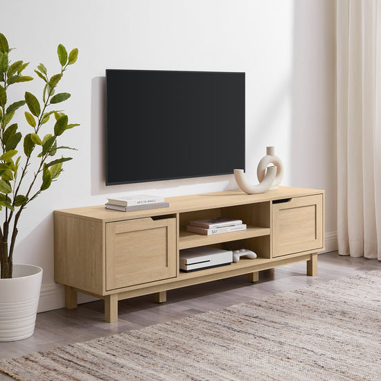 Tromso Modern 2-Door TV Stand for TVs up to 65”