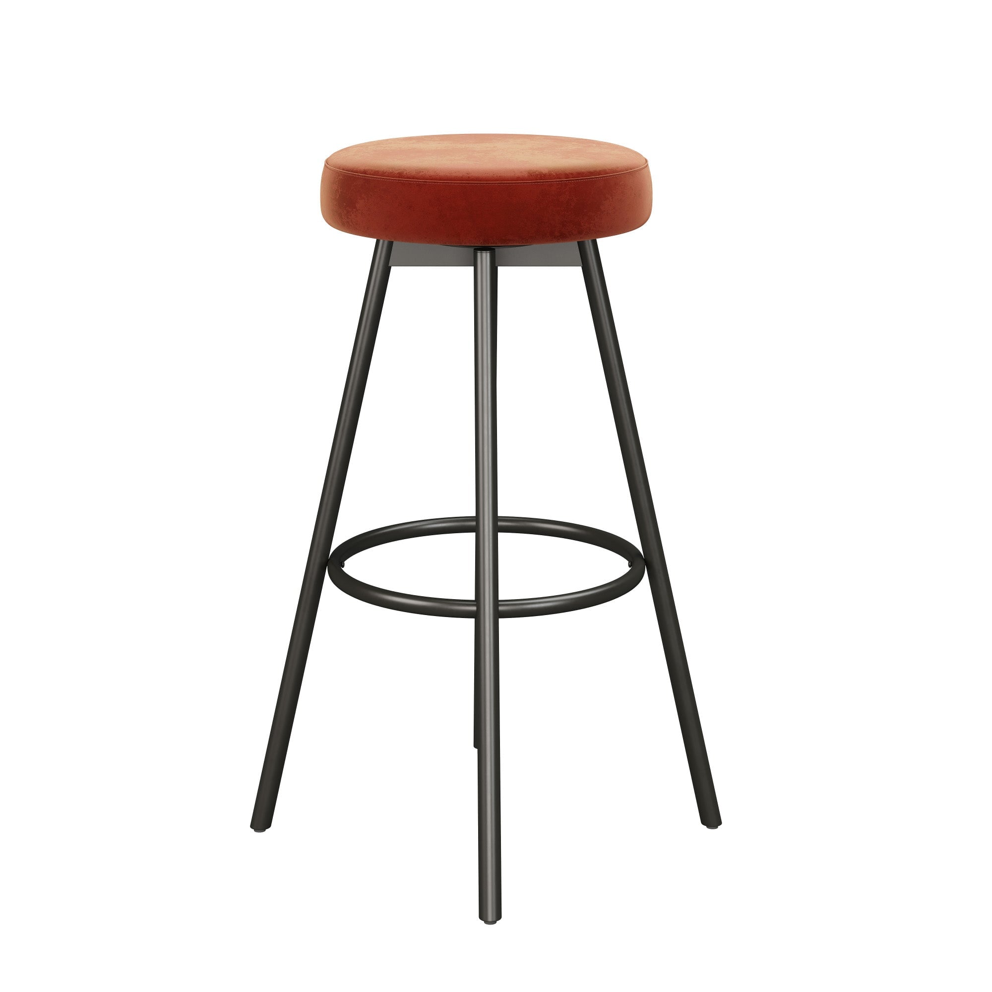 Twyla 2-Piece Glam Swivel-Seat Barstool Set