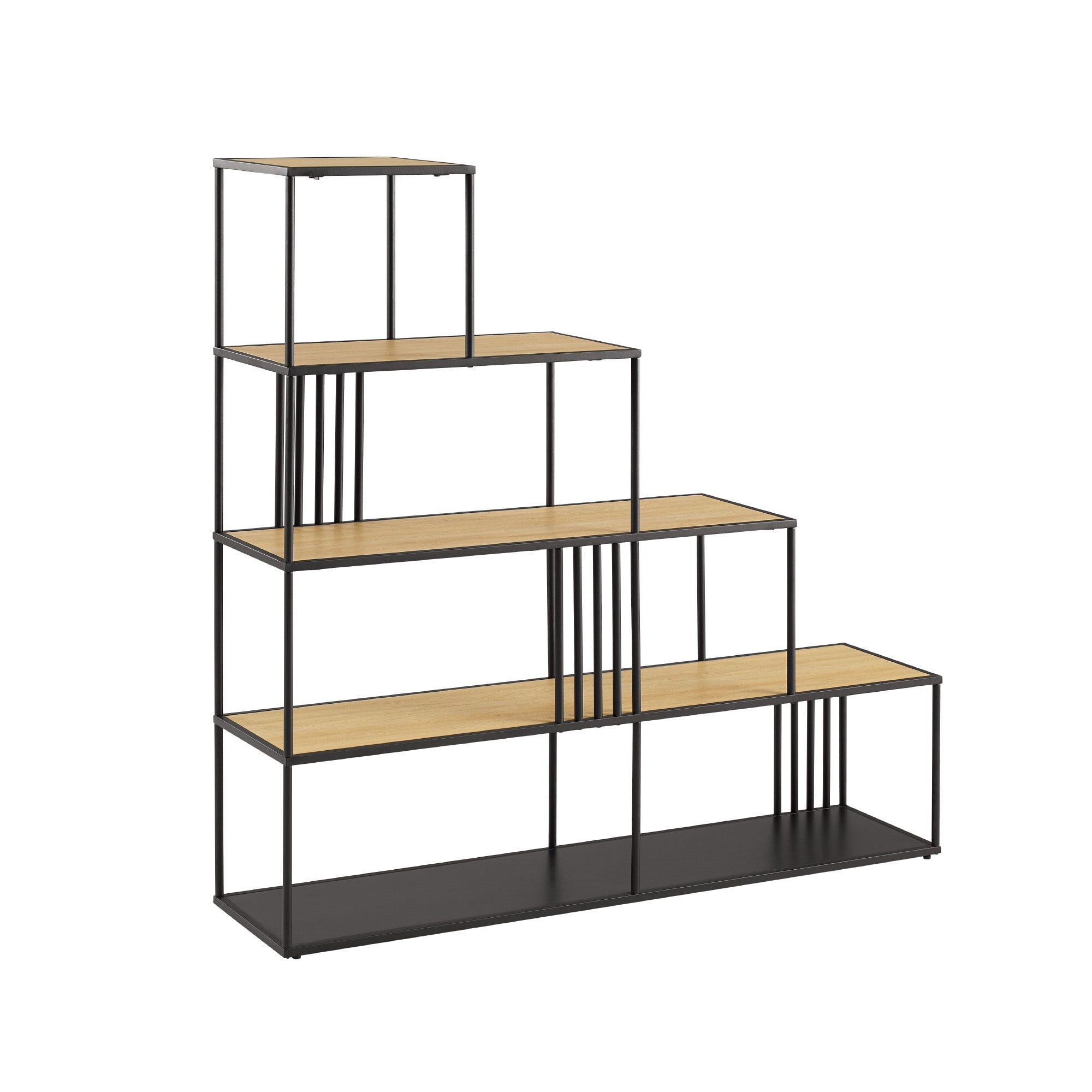 Vulcan Minimalist Divider Bookshelf with Slats