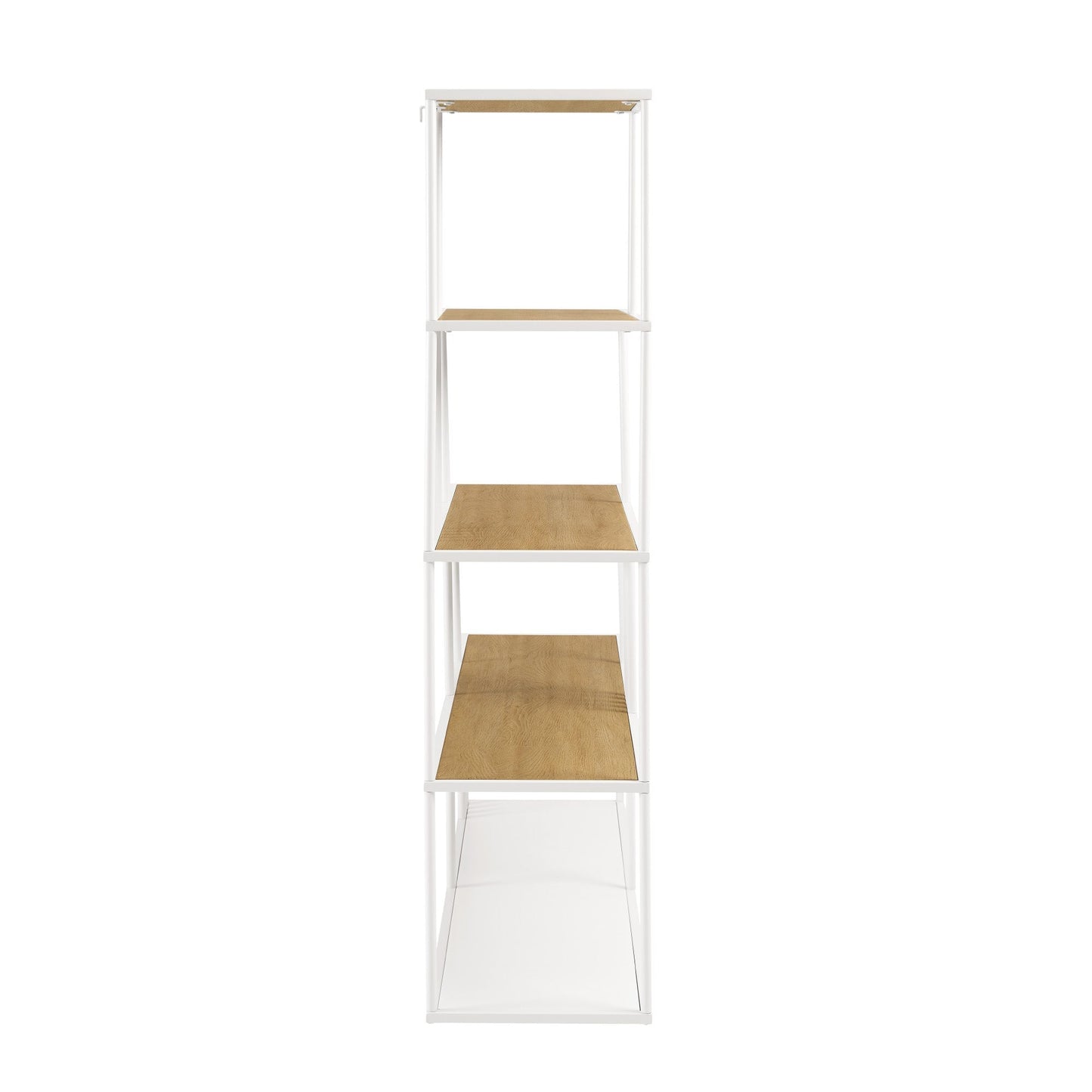 Vulcan Minimalist Divider Bookshelf with Slats