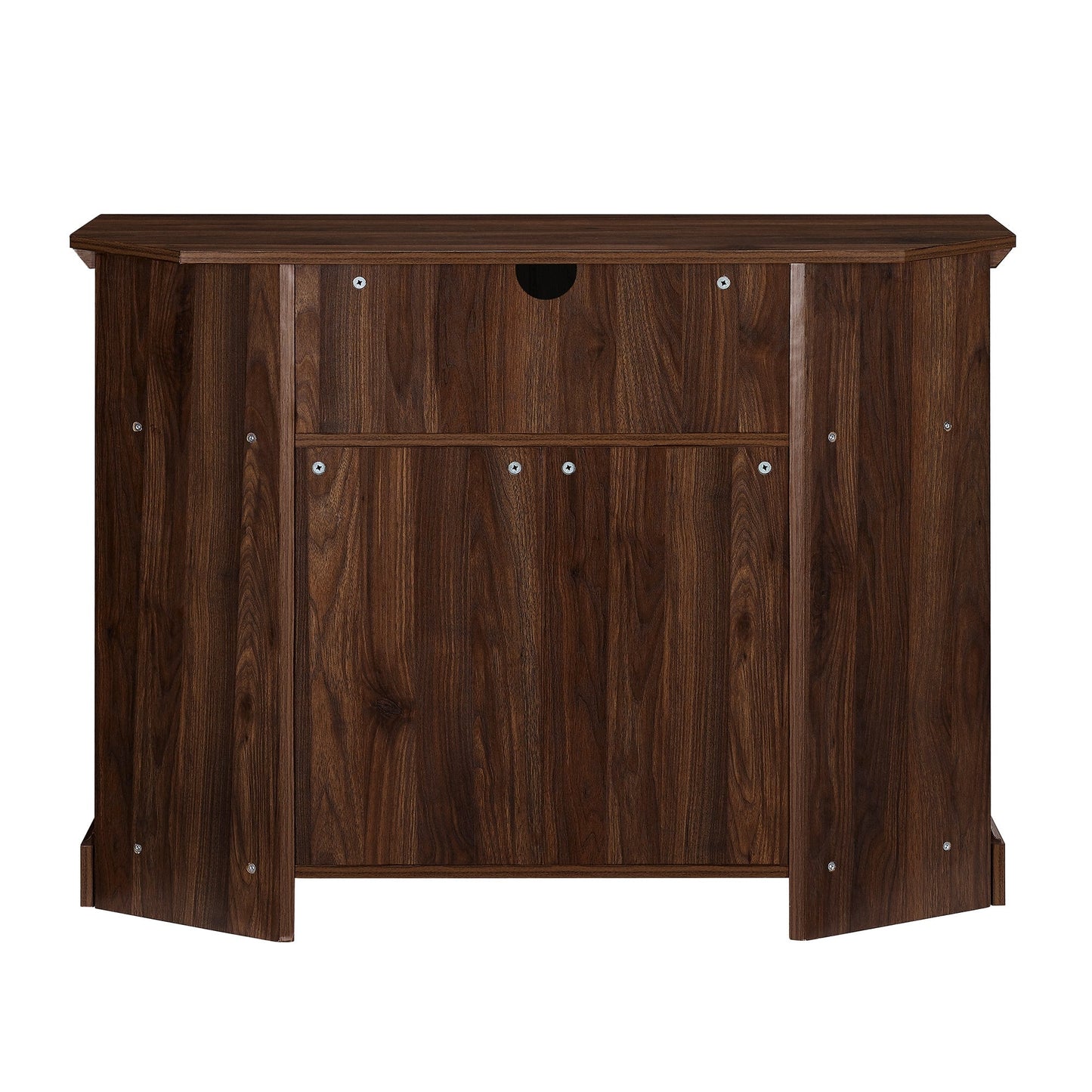 Columbus 44" Grooved Door Corner TV Stand