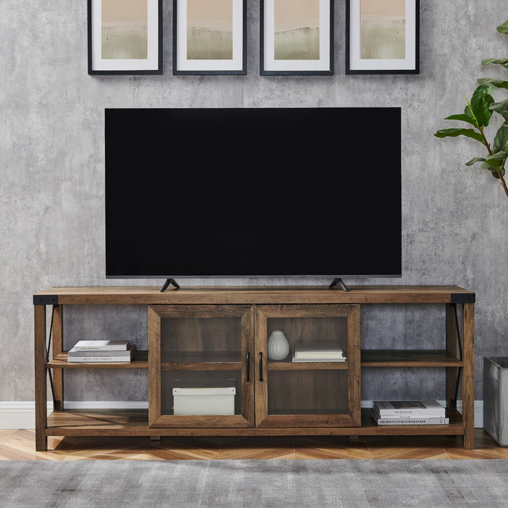 Metal X TV Stand