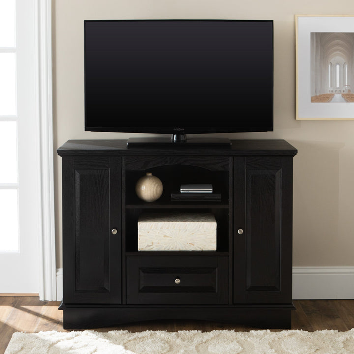 Highboy Wood TV Stand