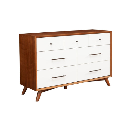 Flynn Dresser, Acorn/White - Mac & Mabel