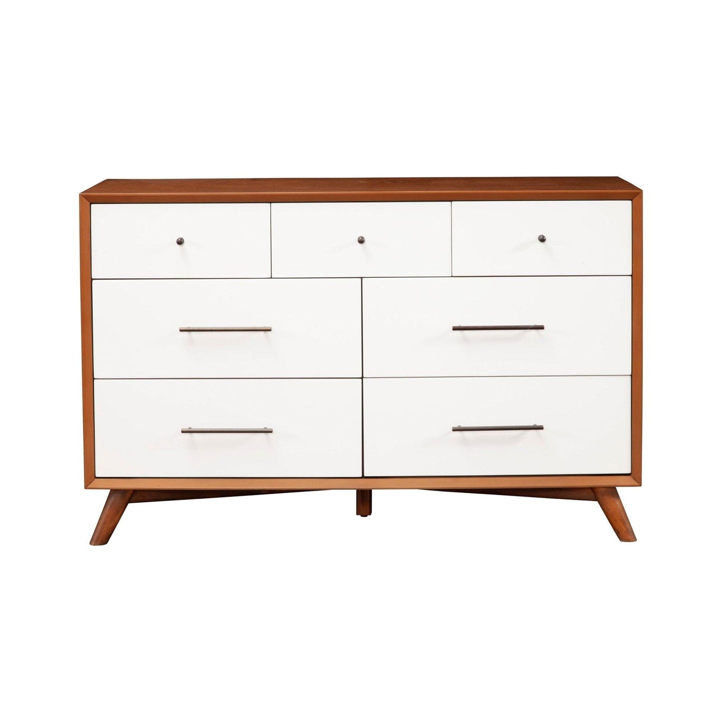 Flynn Dresser, Acorn/White - Mac & Mabel