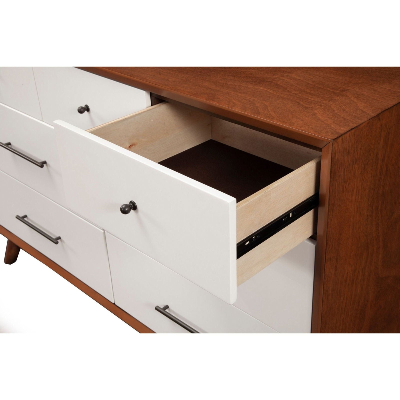 Flynn Dresser, Acorn/White - Mac & Mabel