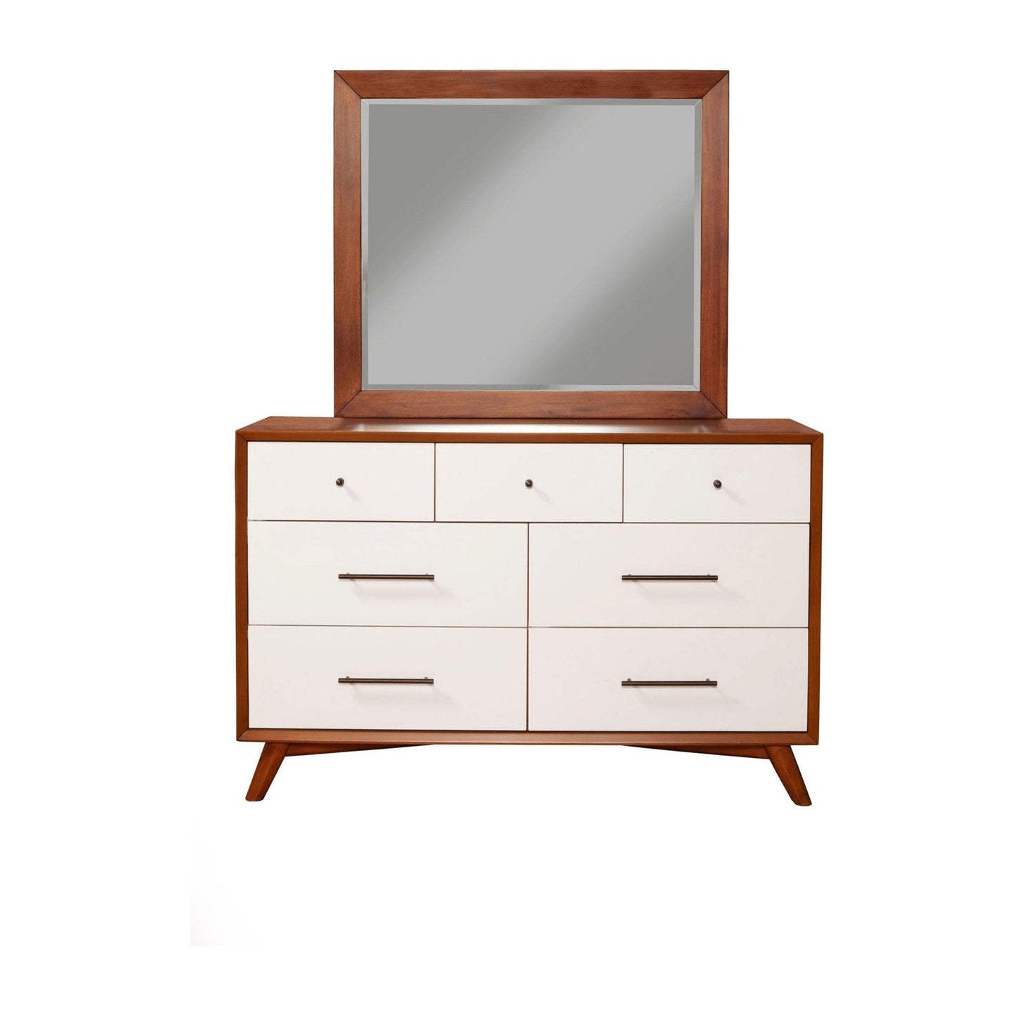 Flynn Dresser, Acorn/White - Mac & Mabel