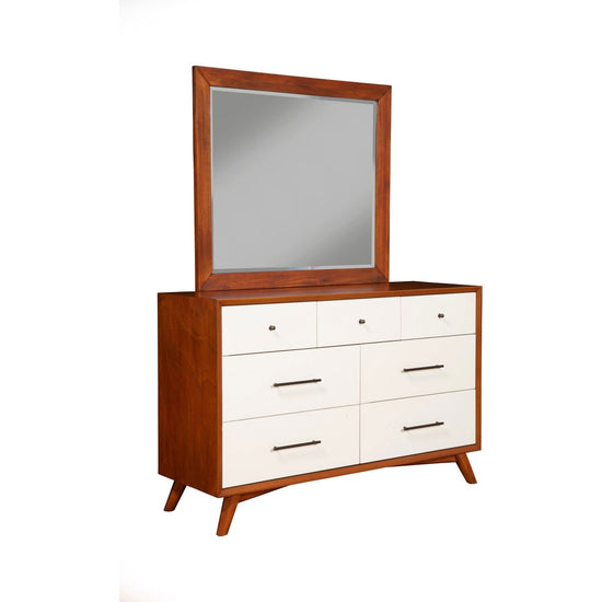 Flynn Dresser, Acorn/White - Mac & Mabel