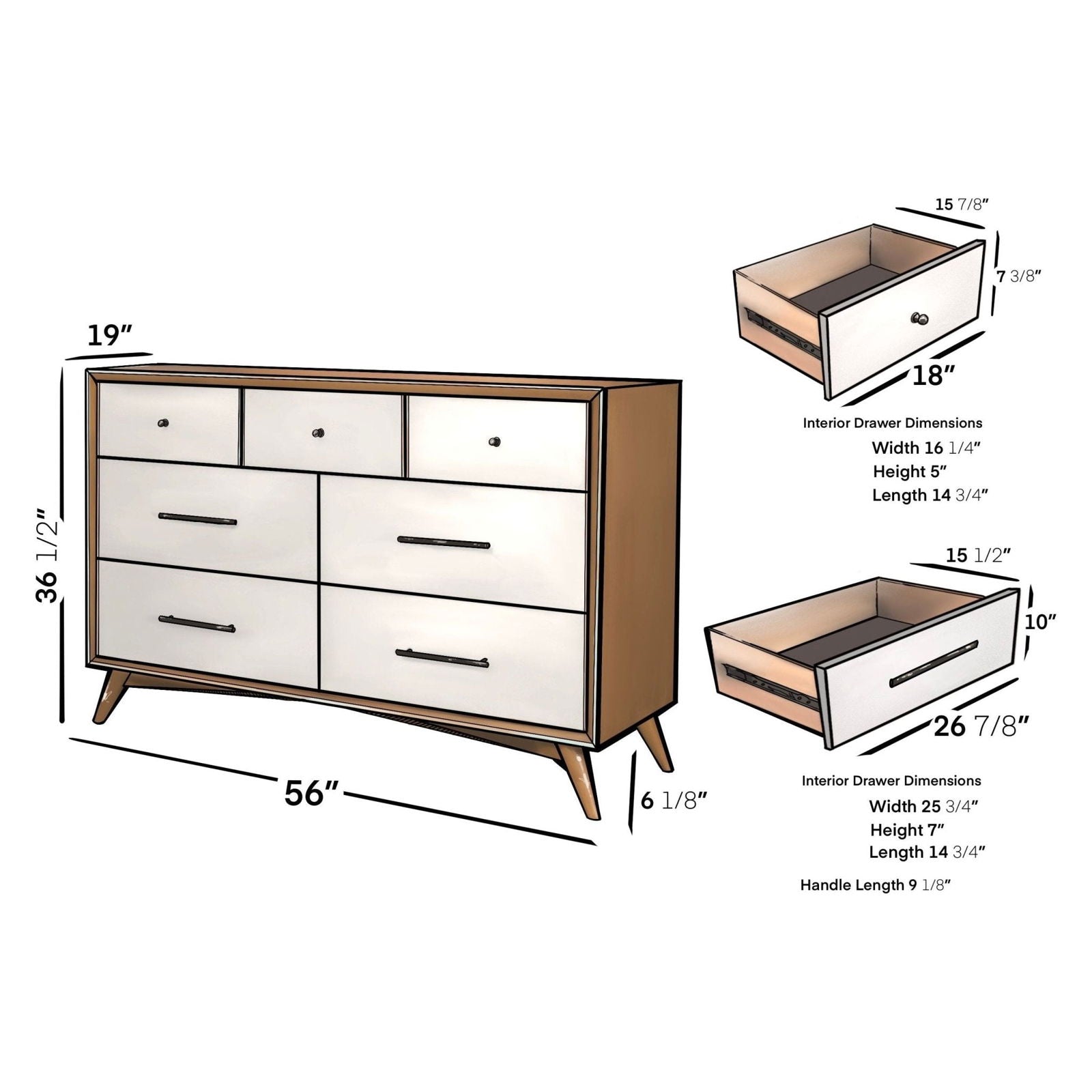 Flynn Dresser, Acorn/White - Mac & Mabel