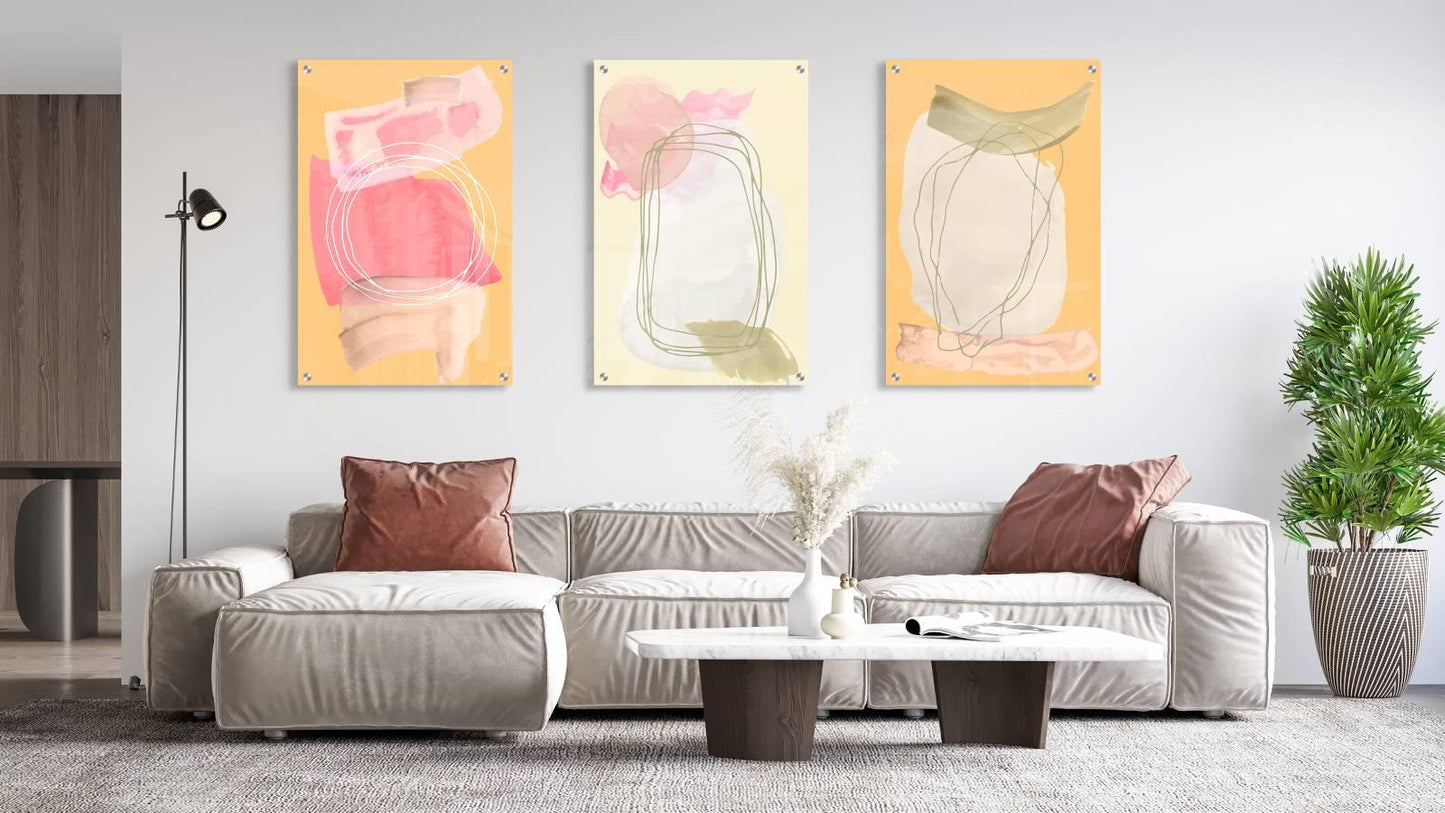 Abstraction Design Set of 3 Prints Modern Wall Art Modern Artwork