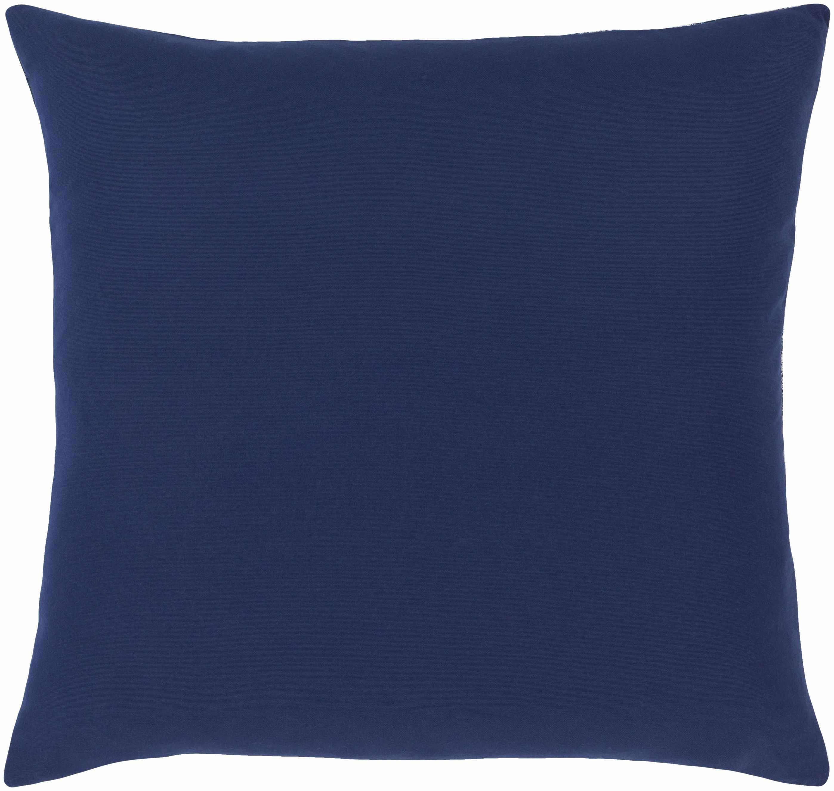 Agricola Navy Floral Bird Throw Pillow