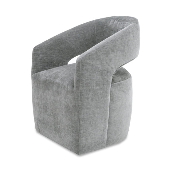 Modrest Angie - Modern Grey Fabric Accent Chair