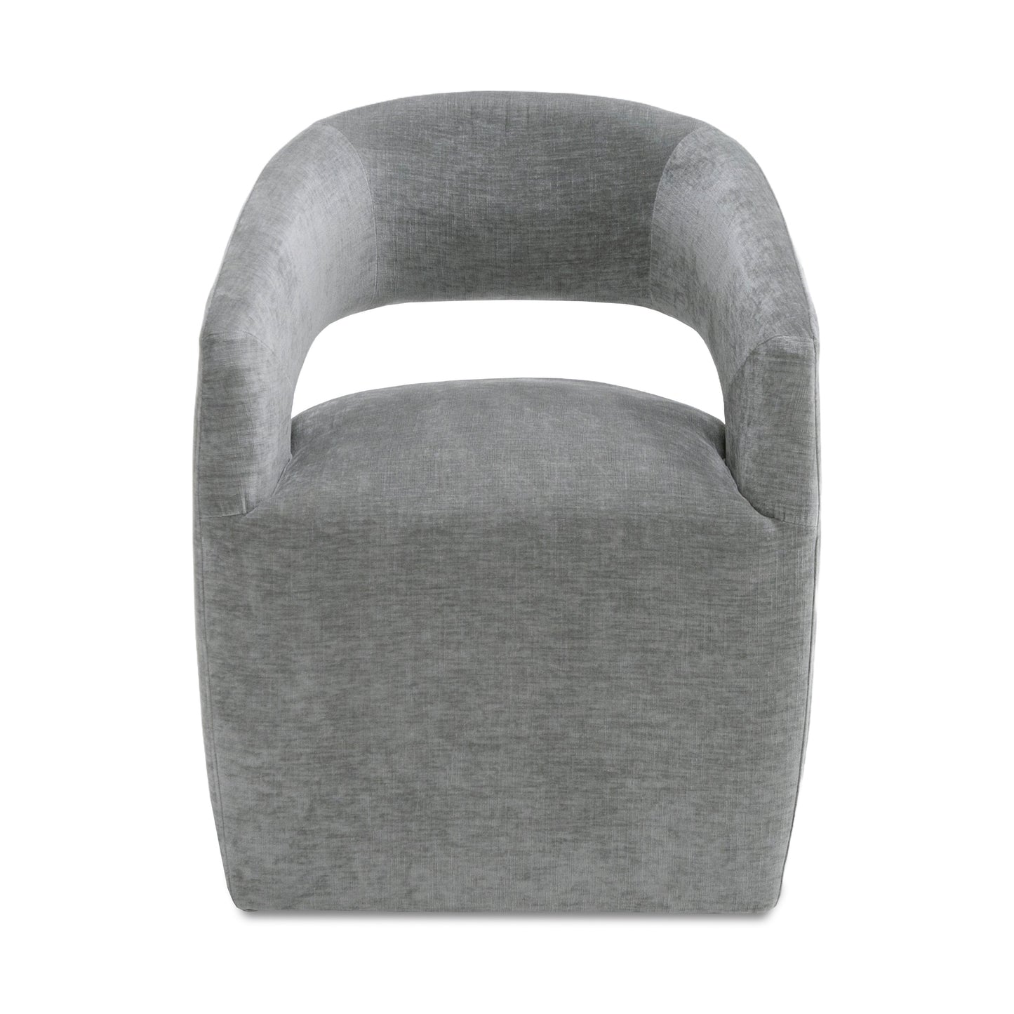 Modrest Angie - Modern Grey Fabric Accent Chair